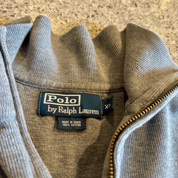 Polo l Quarter Zip Sweater l Men's Size XL - Picture 3 of 8